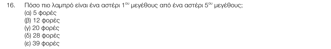Εκφώνηση θέματος 16, 1η φάση 2017, Λύκειο